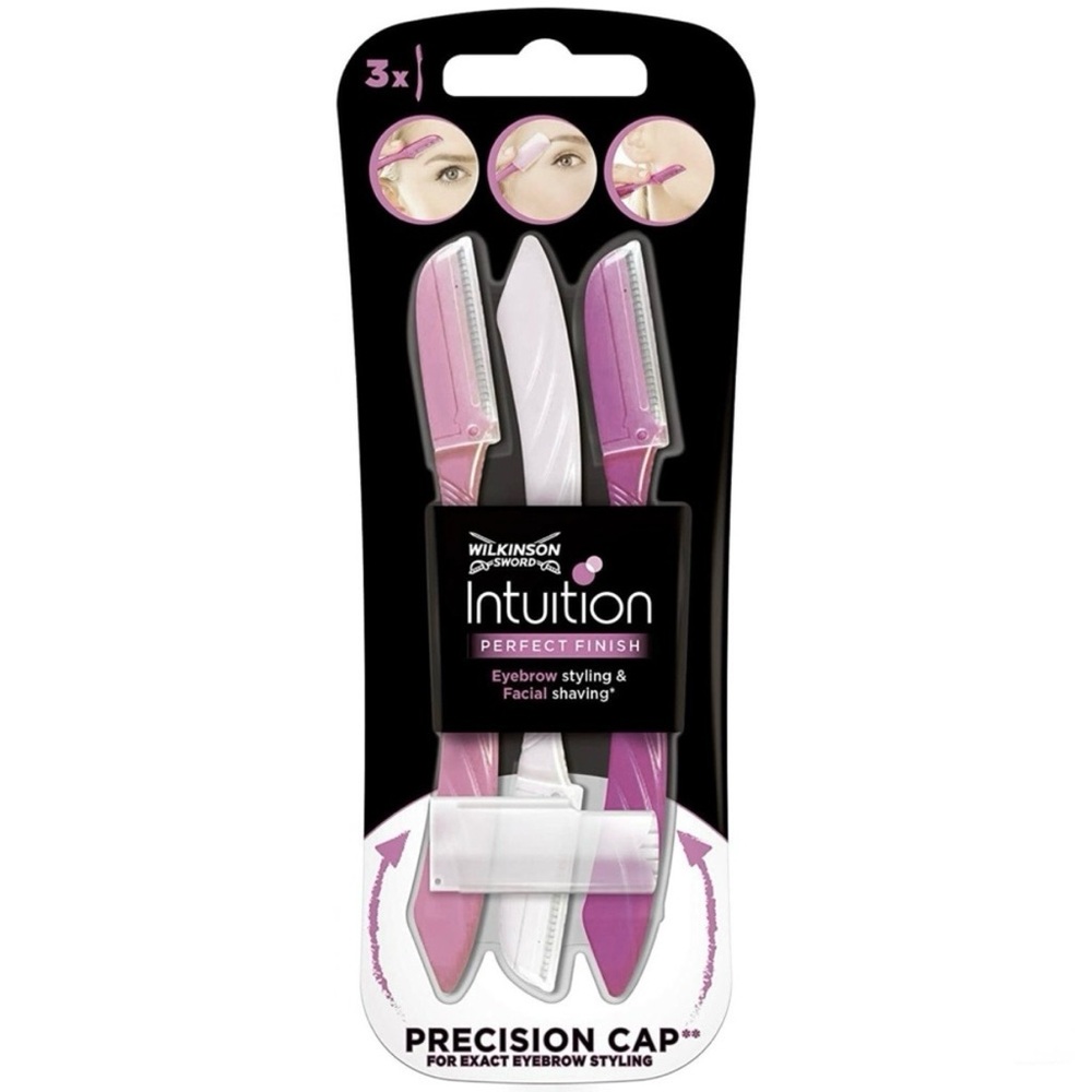 Wilkinson Sword Intuition Perfect Finish Eyebrow Shaper x3